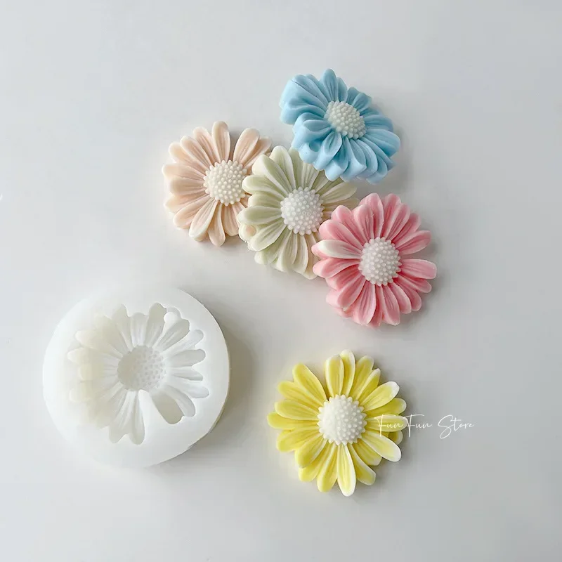 Soap Making Diy Kit - Daisy Scented Candle Daisy Silicone Candle