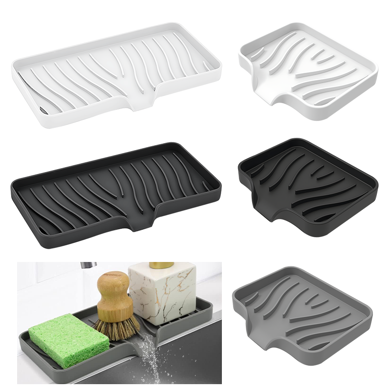 Soap Making Box - Silicone Drain Soap Box Sponge Holder