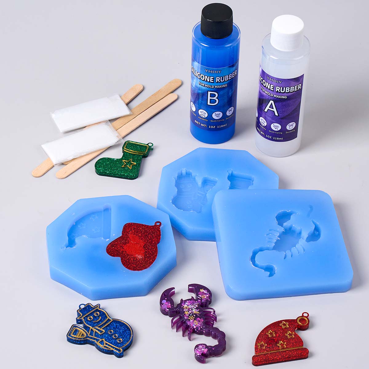 118ml/296ml Silicone Mold Maki - مراجعة Soap Making Diy Kit وسعره