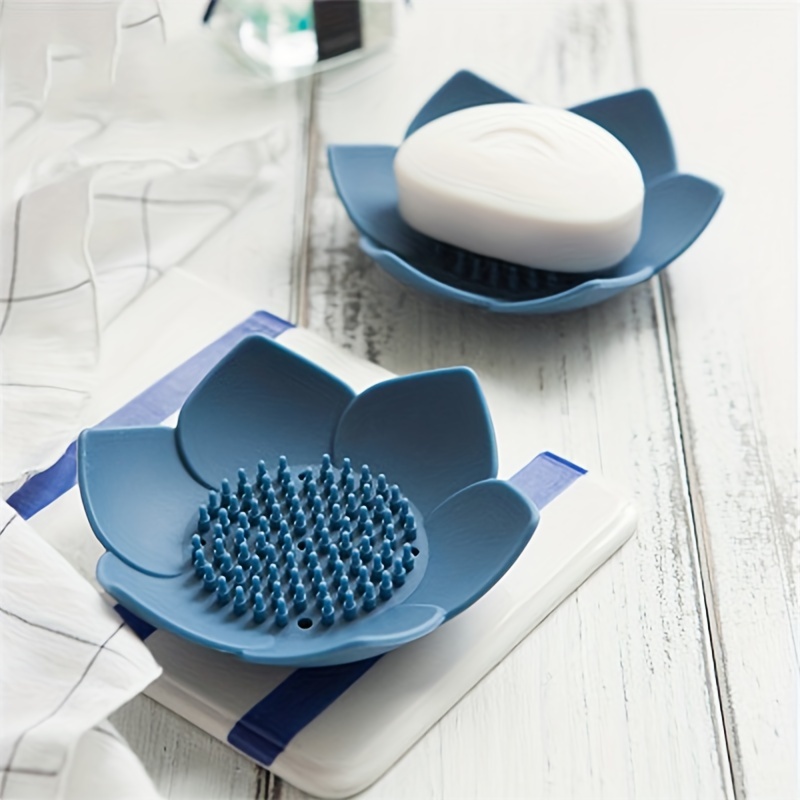 Soap Box Lotus Shape Non-slip  - مراجعة Soap Making Box وسعره