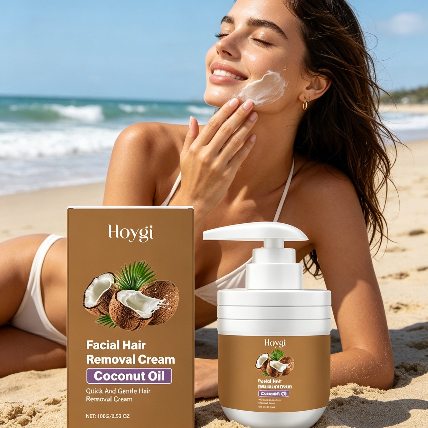 Hoygi Facial Hair Removal Crea - مراجعة Coconut Oil Refined وسعره