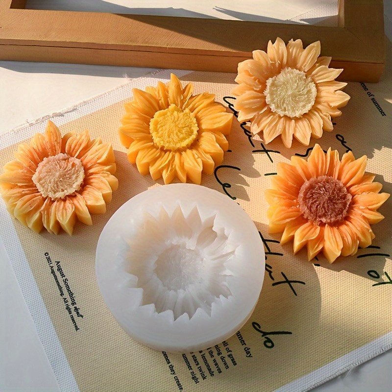 Vibrant 3D Sunflower Silicone  - مراجعة Soap Making Kit وسعره