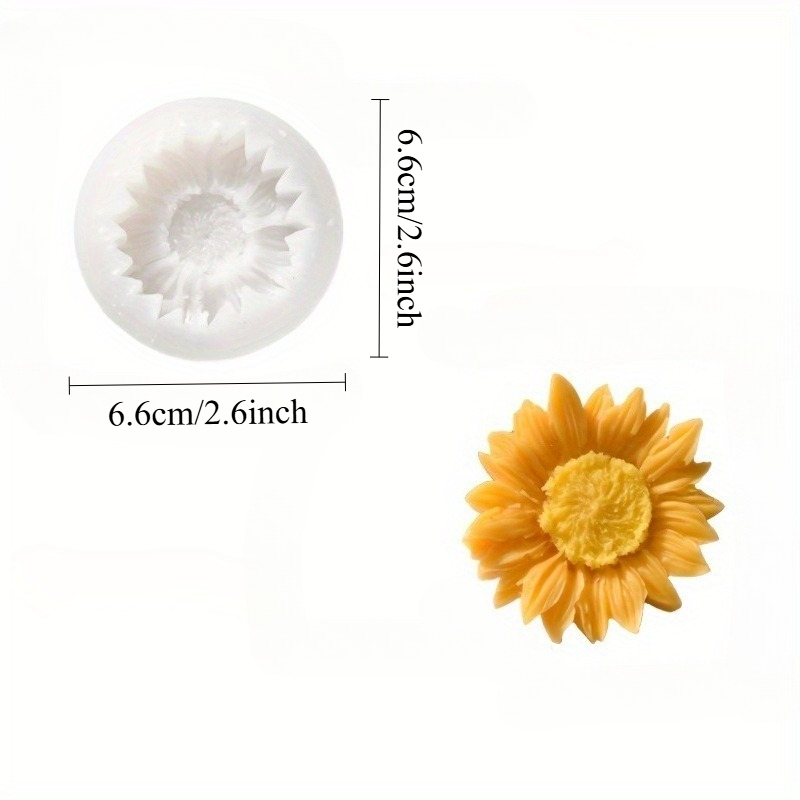 Vibrant 3D Sunflower Silicone  - مراجعة Soap Making Kit وسعره