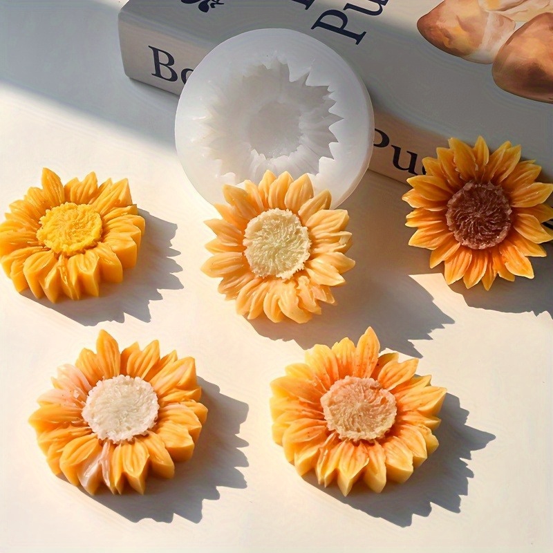 Vibrant 3D Sunflower Silicone  - مراجعة Soap Making Kit وسعره