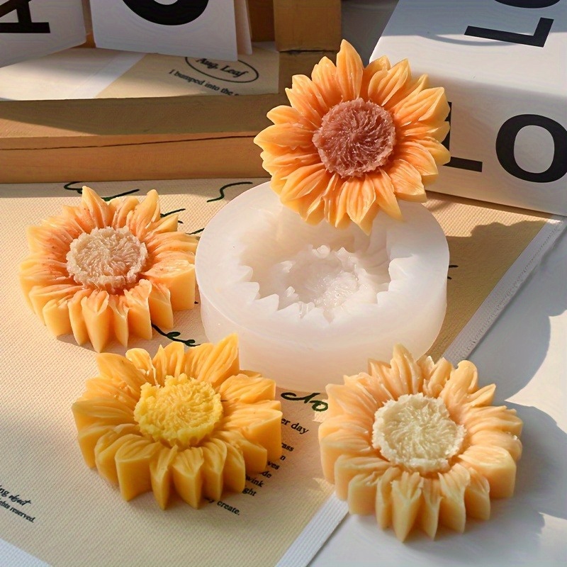 Vibrant 3D Sunflower Silicone  - مراجعة Soap Making Kit وسعره