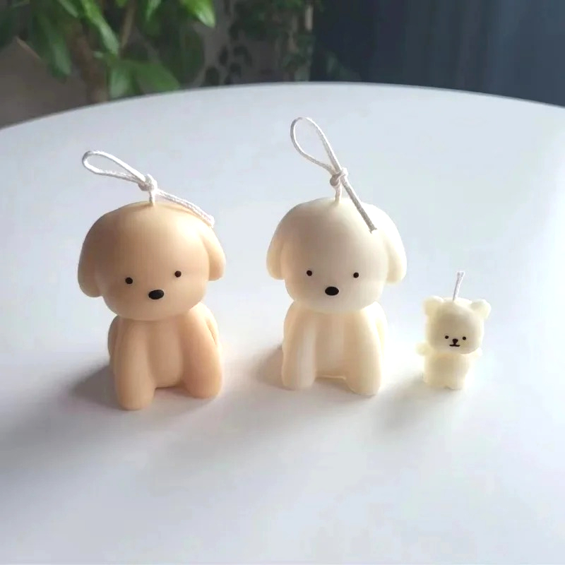 3D Puppy Scented Candle Silico - مراجعة Soap Making Diy Kit وسعره