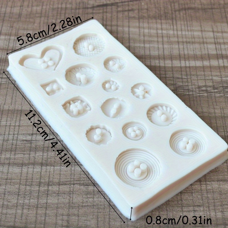 Buttons Shape Silicone Mold Si - مراجعة Soap Making Kit وسعره