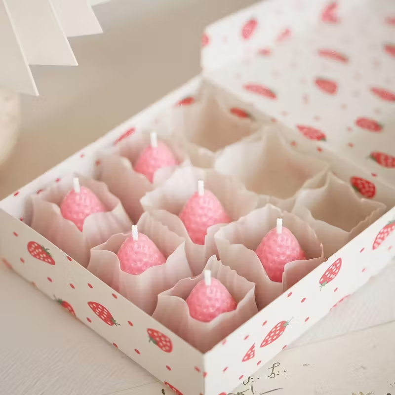 Strawberry Silicone Candle Mol - مراجعة Soap Making Kit وسعره