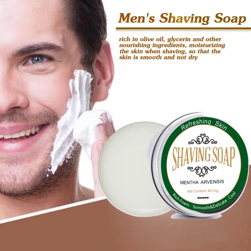 Man Beard Shaving Soap Gentle  - مراجعة Soap Making Unit وسعره