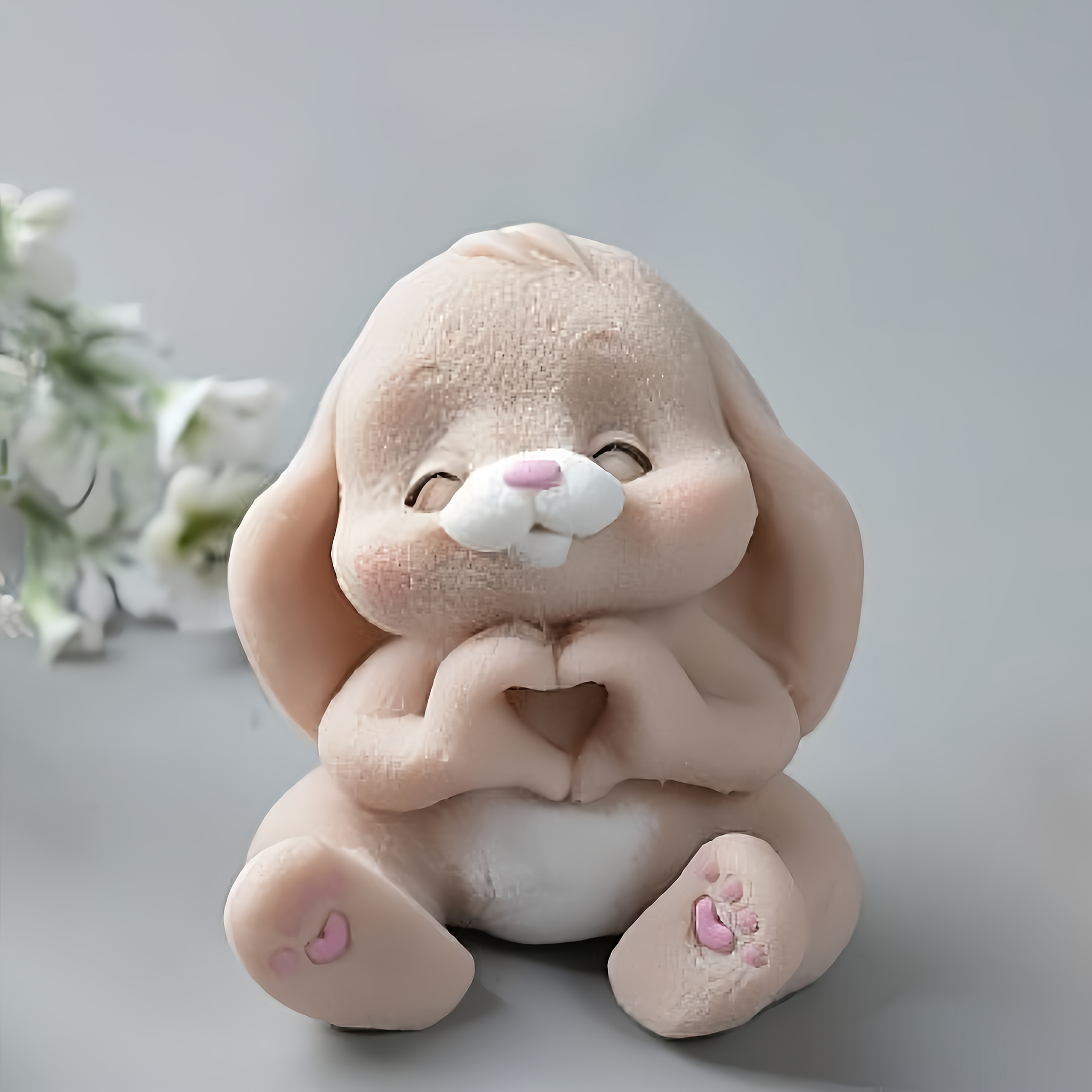 1pc Adorable Rabbit Resin Sili - مراجعة Soap Making Kit وسعره
