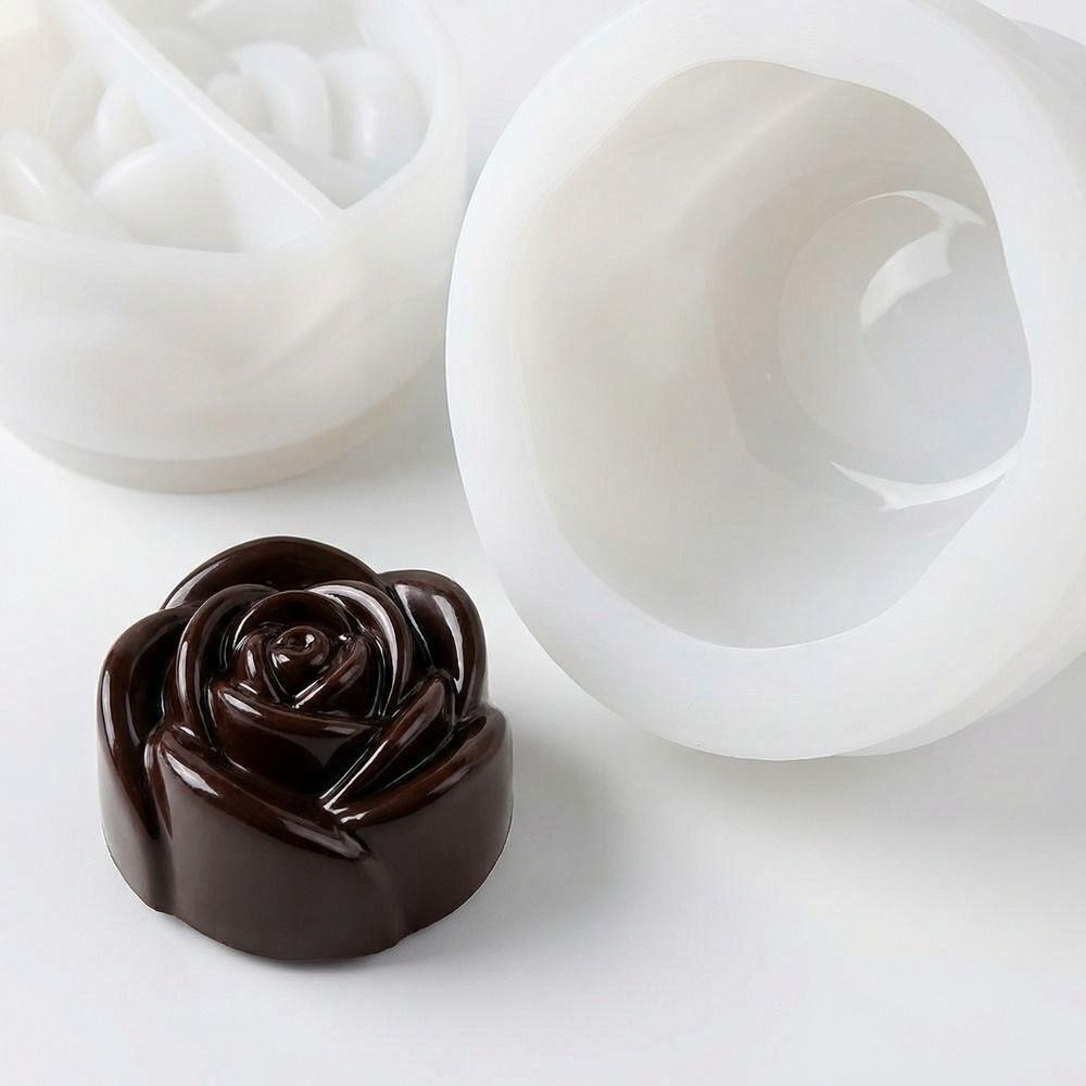 Soap Mold Silicone Rose Flower - مراجعة Soap Making Jar وسعره