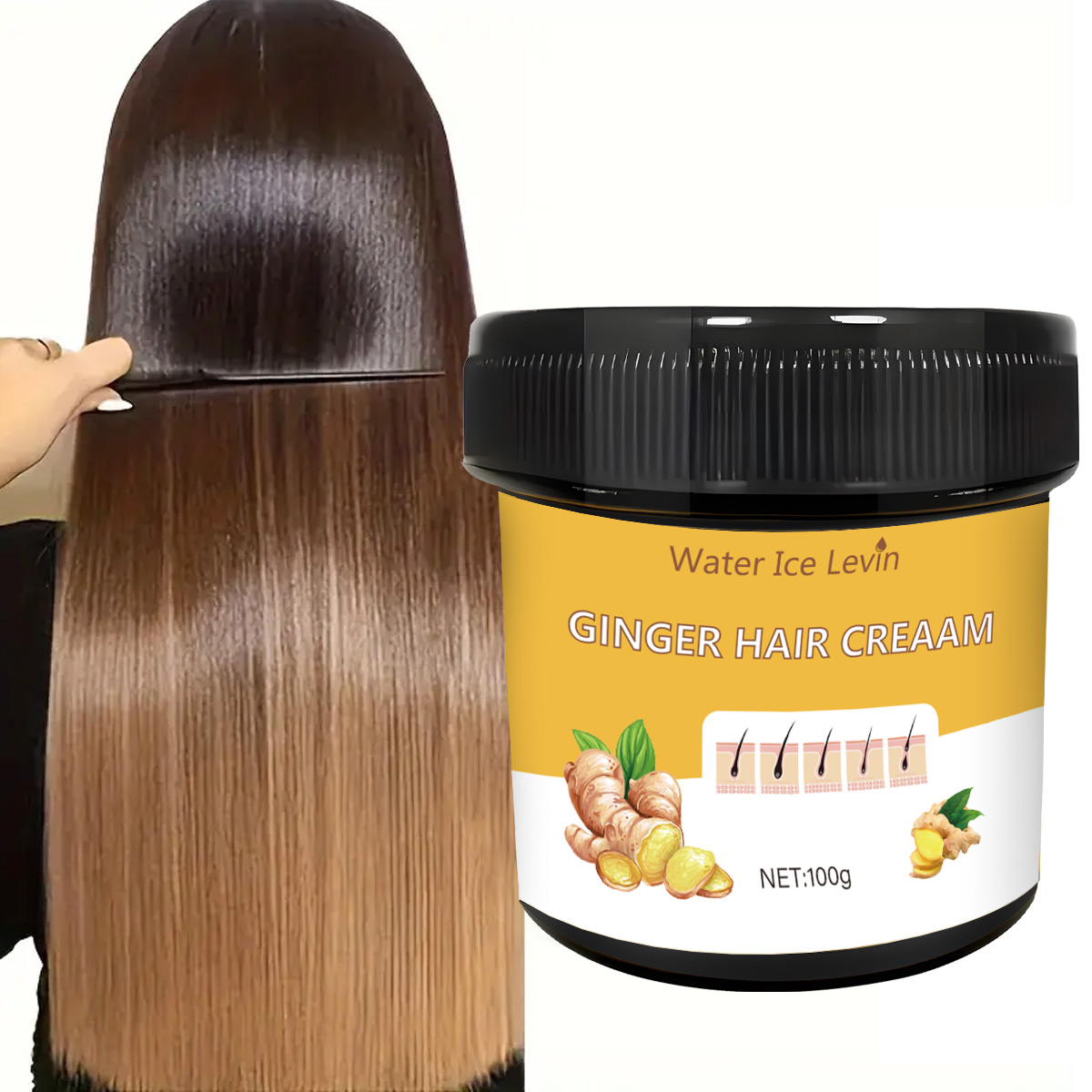 Ginger Scented Hair Cream, Moi - مراجعة Coconut Oil Refined وسعره