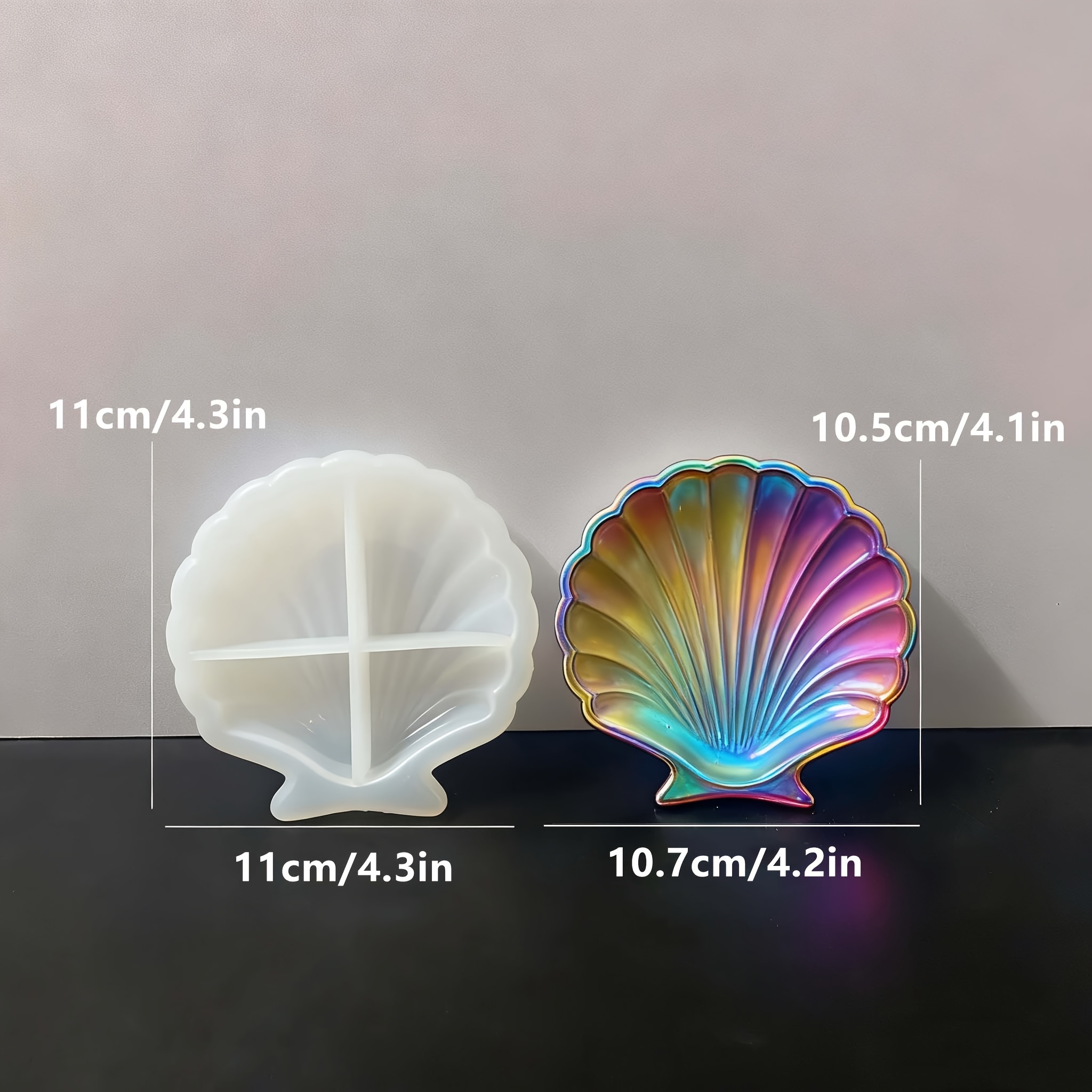 1 piece of silicone shell resi - مراجعة Soap Making Kit وسعره