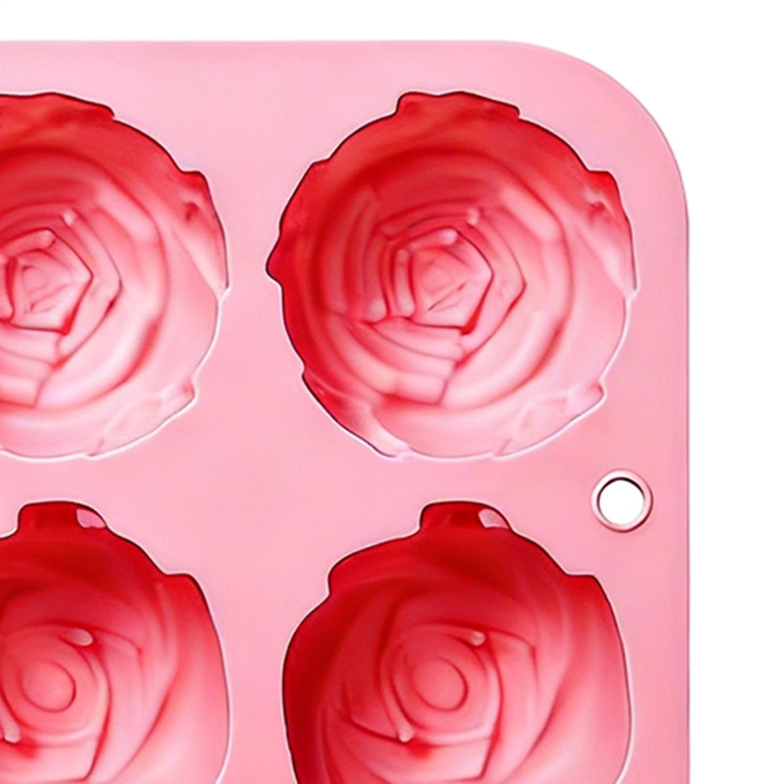 8 Holes Rose Flower Silicone M - مراجعة Soap Making Guide وسعره