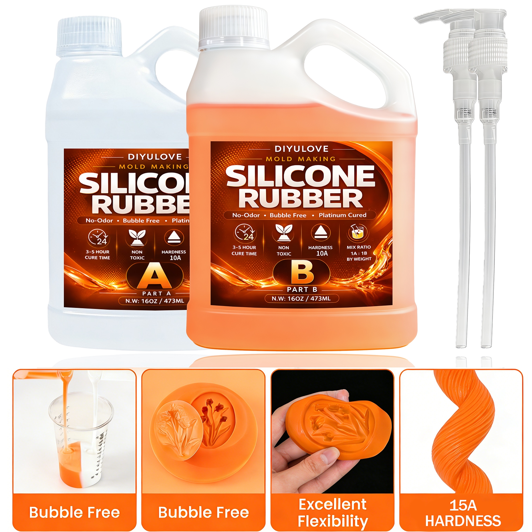 Liquid Silicone Rubber Kit,Hig - مراجعة Soap Making Kit وسعره