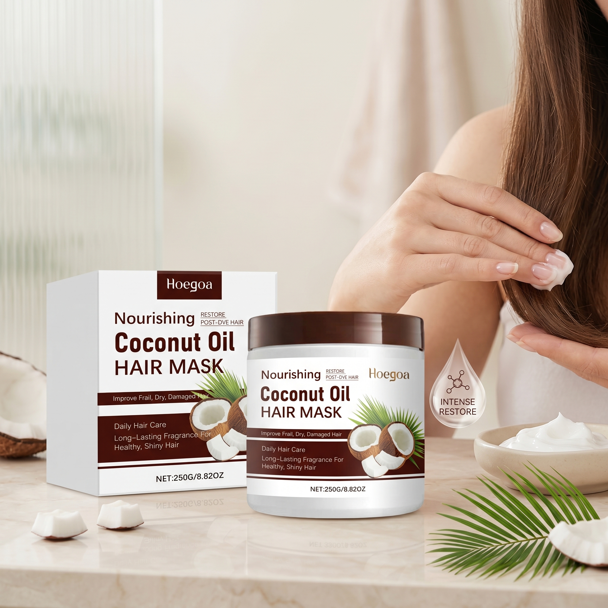 Coconut Oil Hair Mask Deep Moi - مراجعة Coconut Oil Refined وسعره