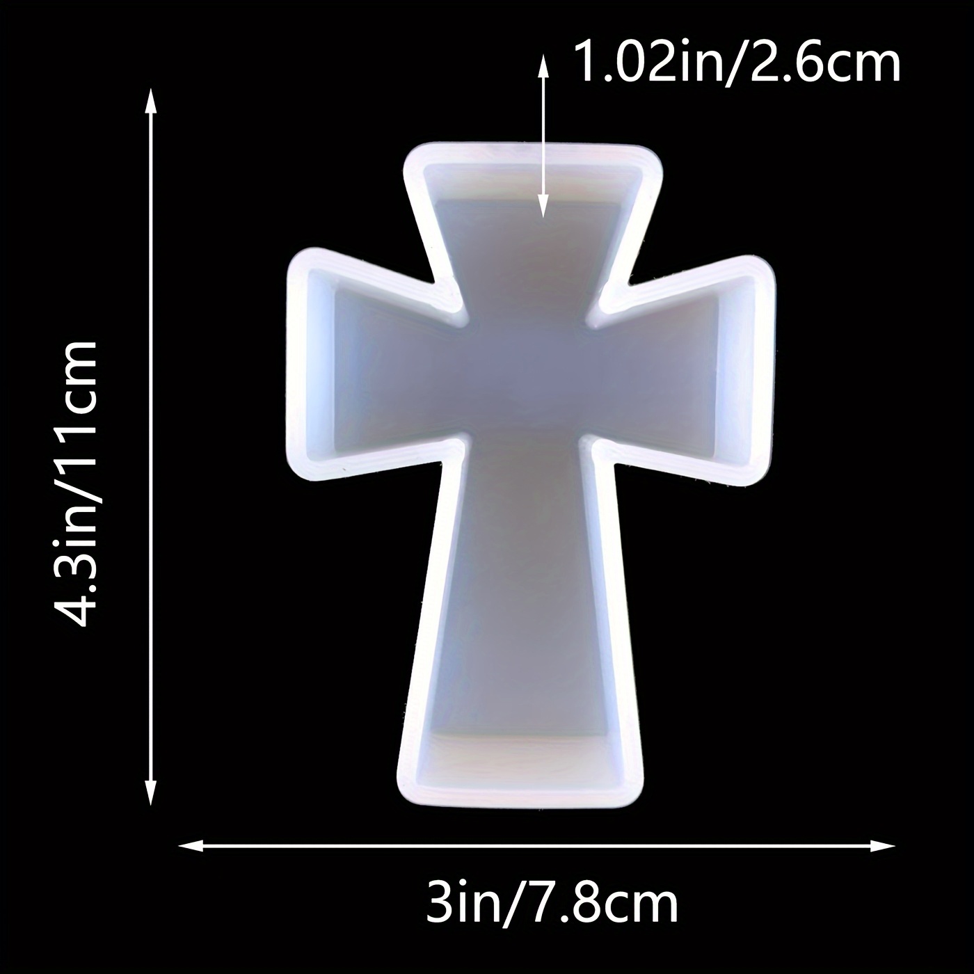 Silicone Mold Blessing Cross D - مراجعة Soap Making Diy Kit وسعره