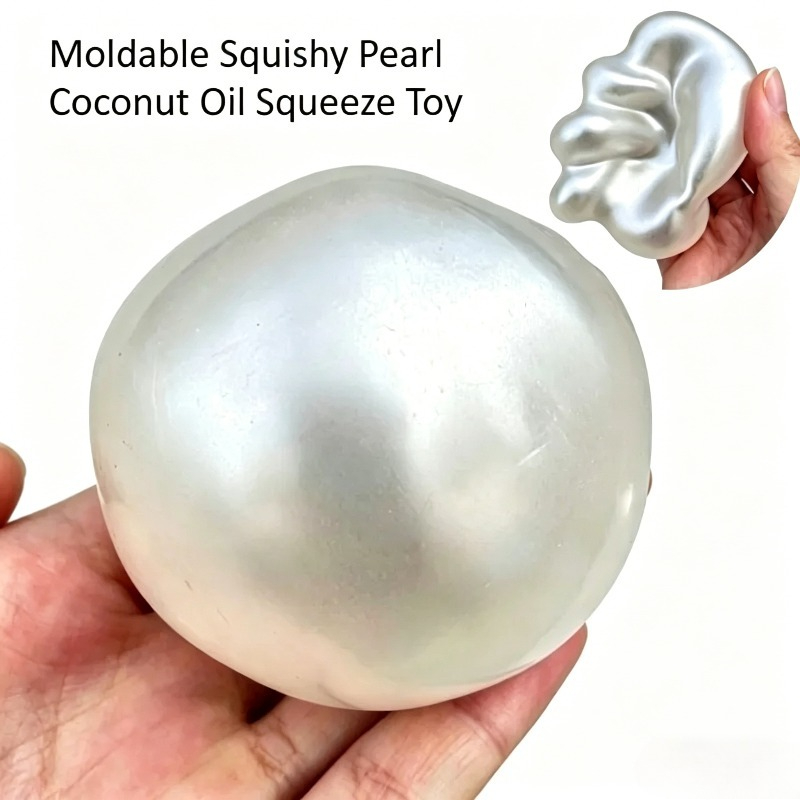 Moldable Squishy Pearl Coconut - مراجعة Coconut Oil Refined وسعره
