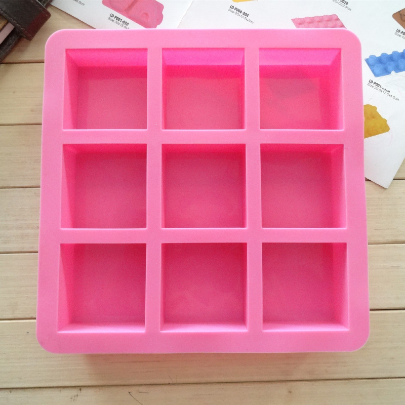 Square Silicone Cake Molds Cer - مراجعة Soap Making Guide وسعره