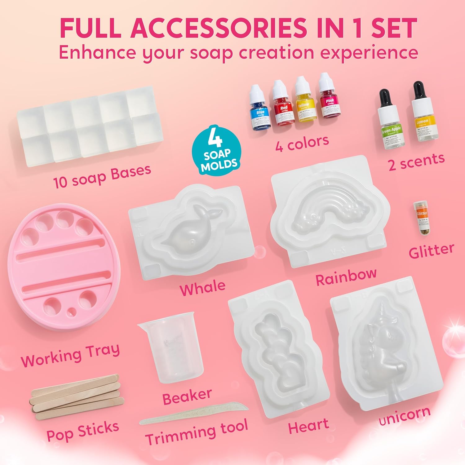JOYFY Unicorn Soap Making Kit  - مراجعة Soap Making Diy Kit وسعره