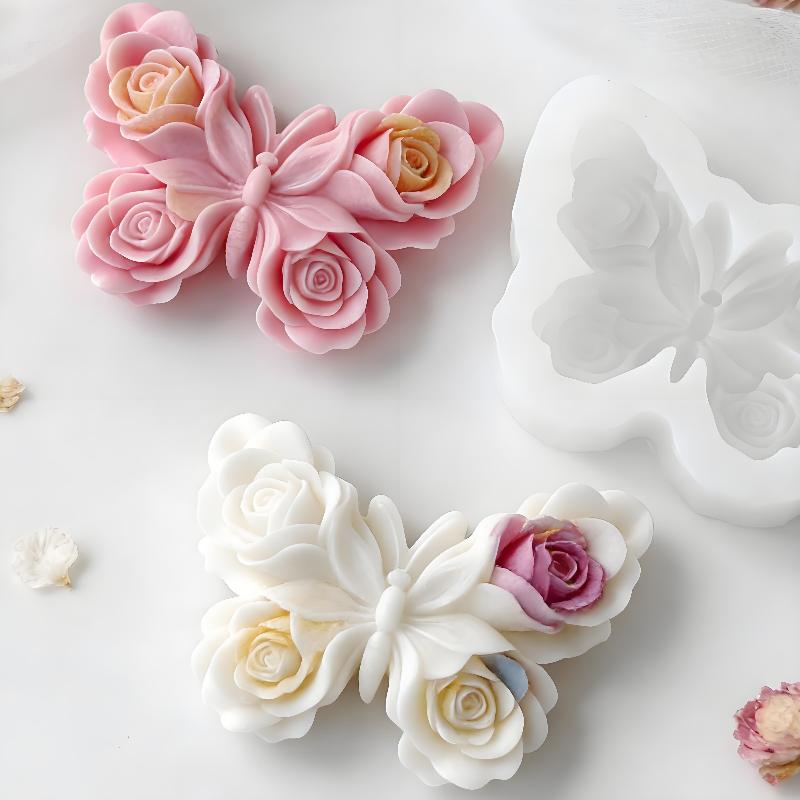 DIY Rose Butterfly Form Silico - مراجعة Soap Making Kit وسعره