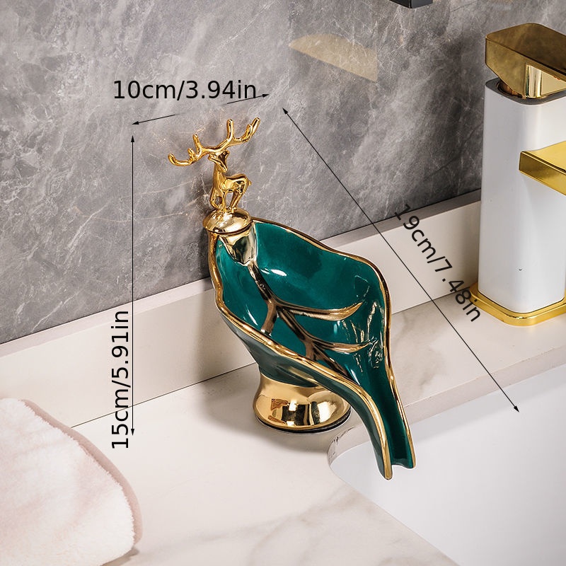 Self-draining Soap Dish Leaf S - مراجعة Soap Making Box وسعره