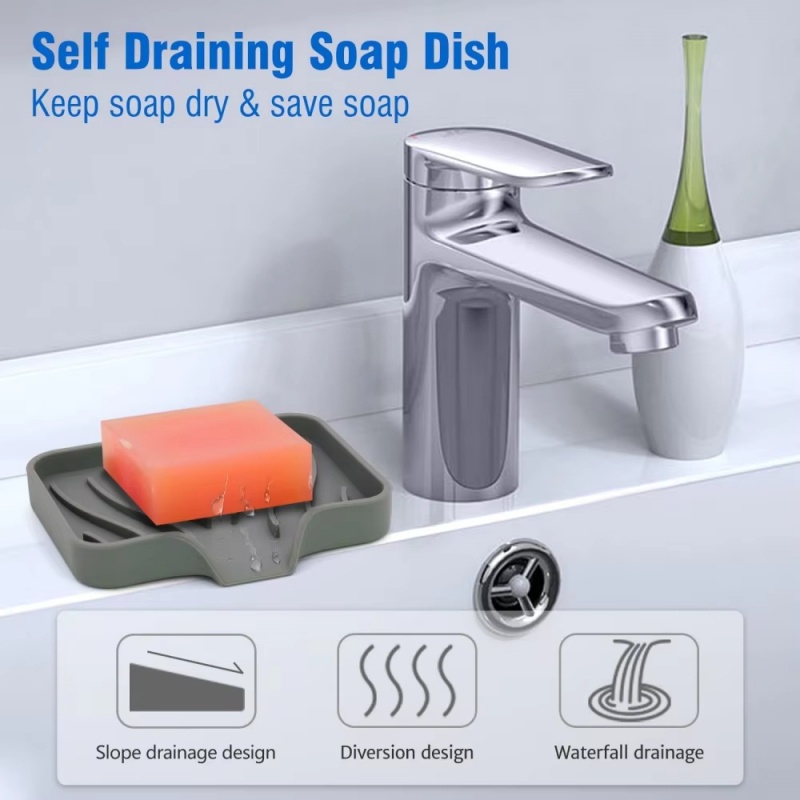1-Pack Silicone Drain Soap Box - مراجعة Soap Making Box وسعره
