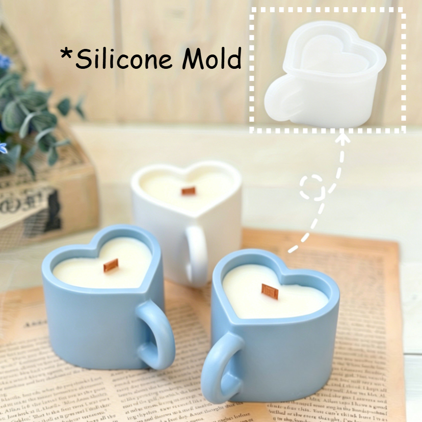 Heart Shaped Teacup Silicone M - مراجعة Soap Making Jar وسعره