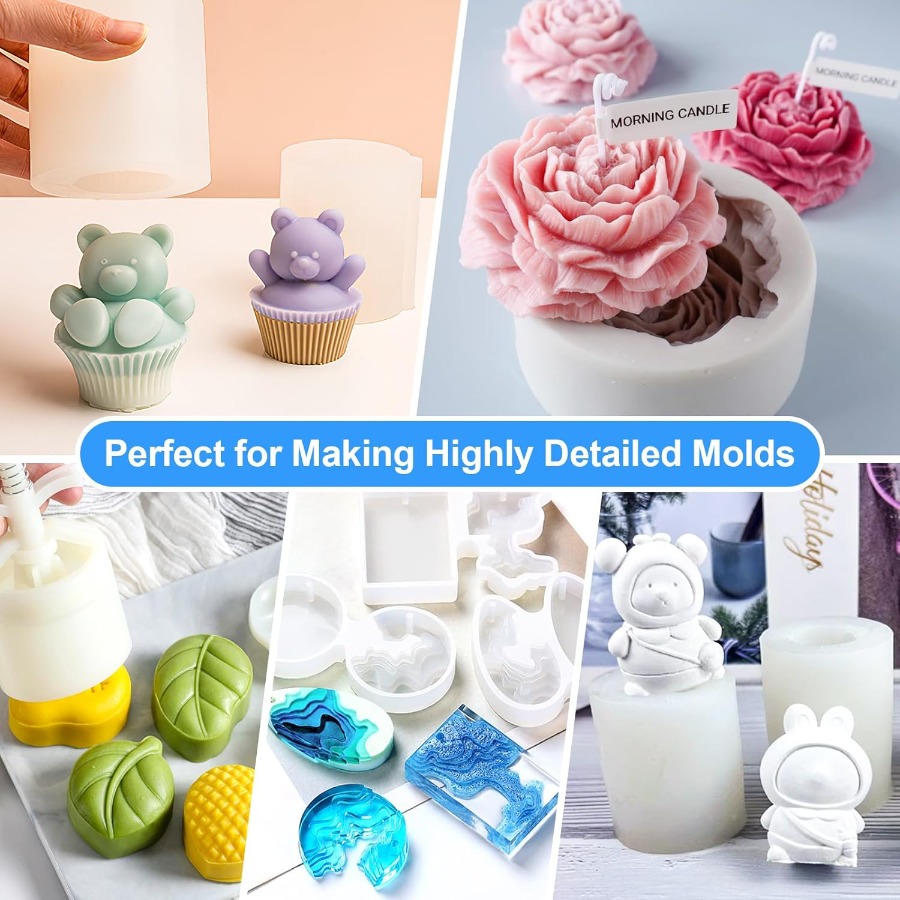Silicone Mold Making Kit, 38.8 - مراجعة Soap Making Kit وسعره