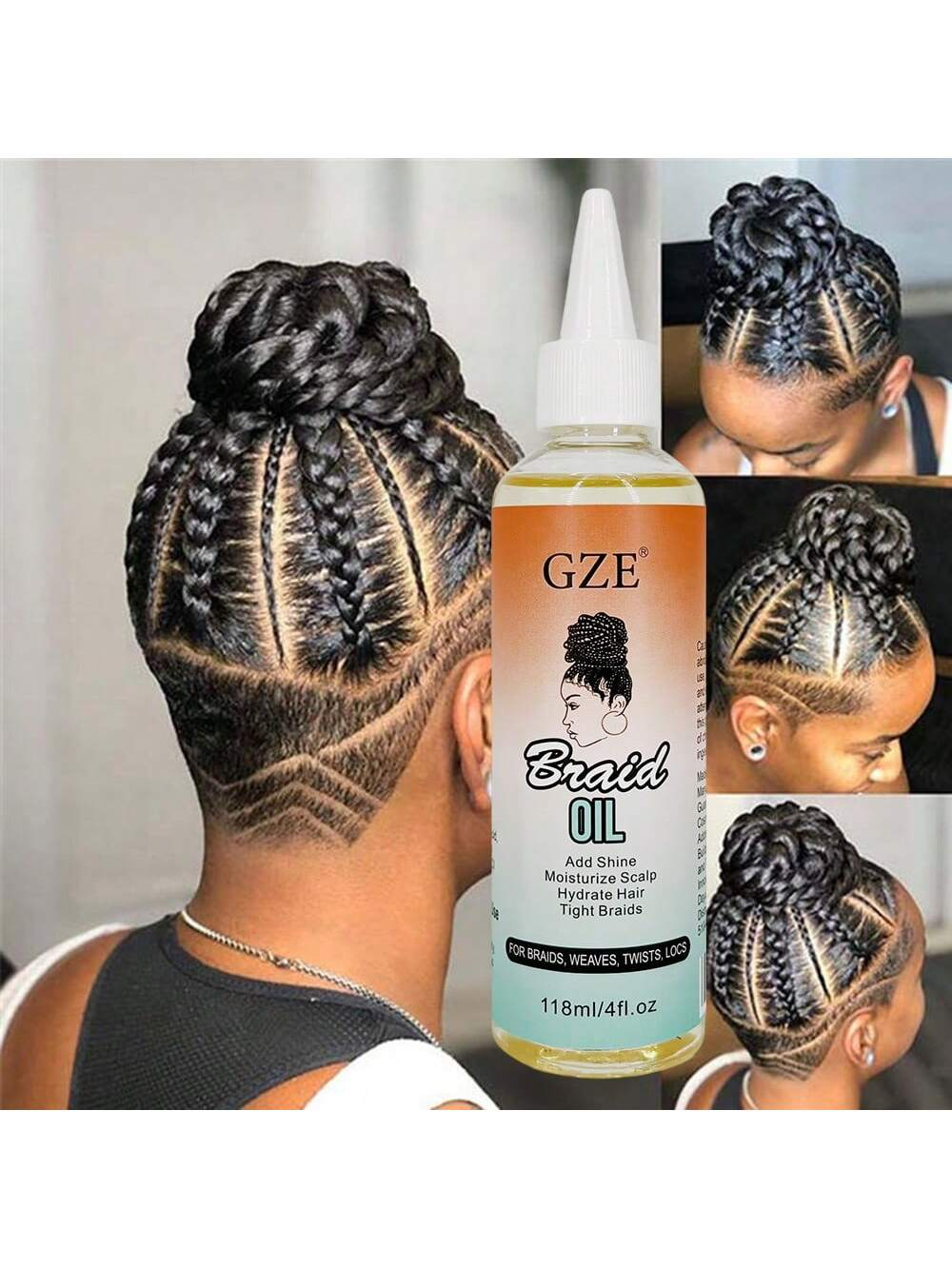 GZE Braid Oil for Natural Hair - مراجعة Coconut Oil Refined وسعره
