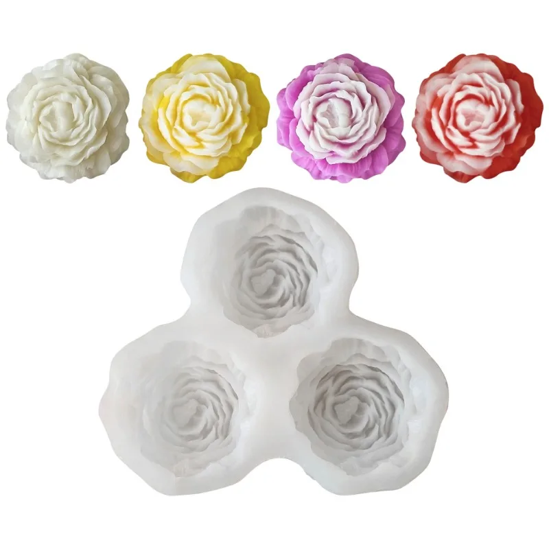 Peony Flower Candle Silicone M - مراجعة Soap Making Kit وسعره
